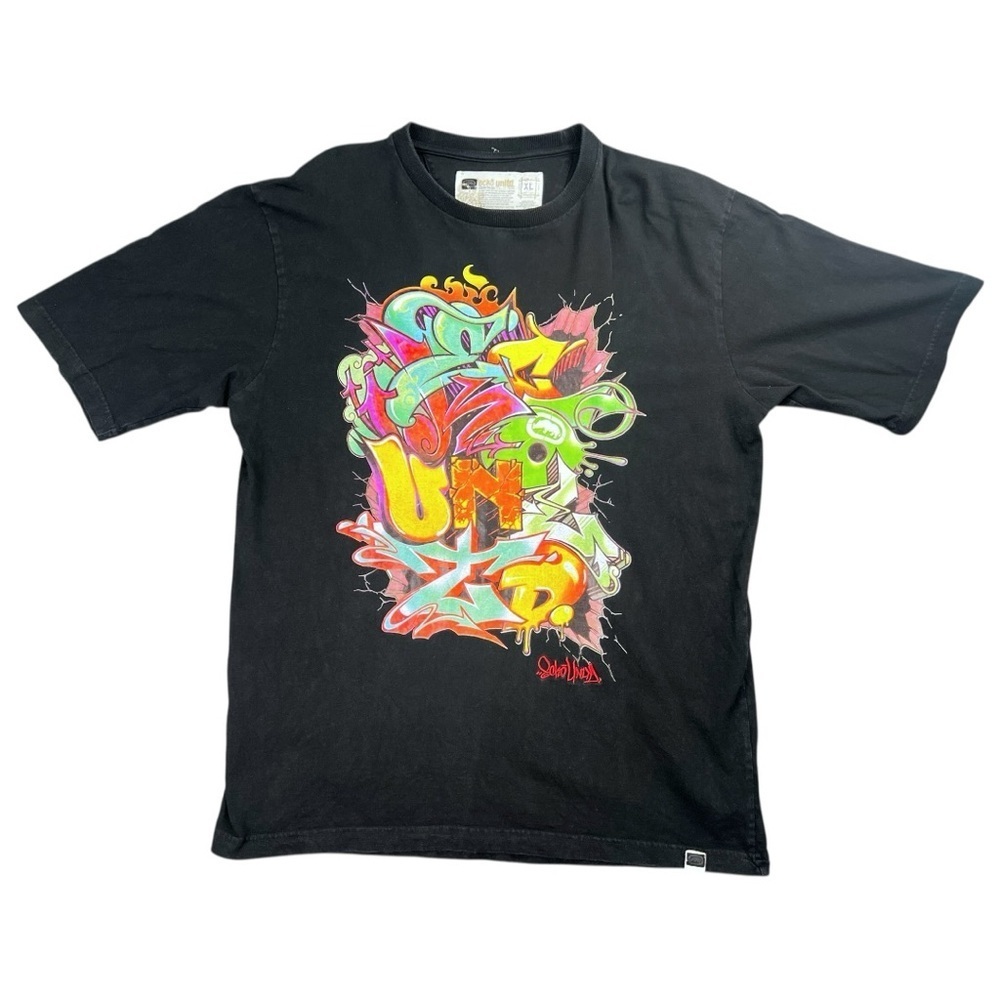 Vintage Y2K Ecko Unltd 2009 Unlimited Heritage Collection Graphic Tee Size XL